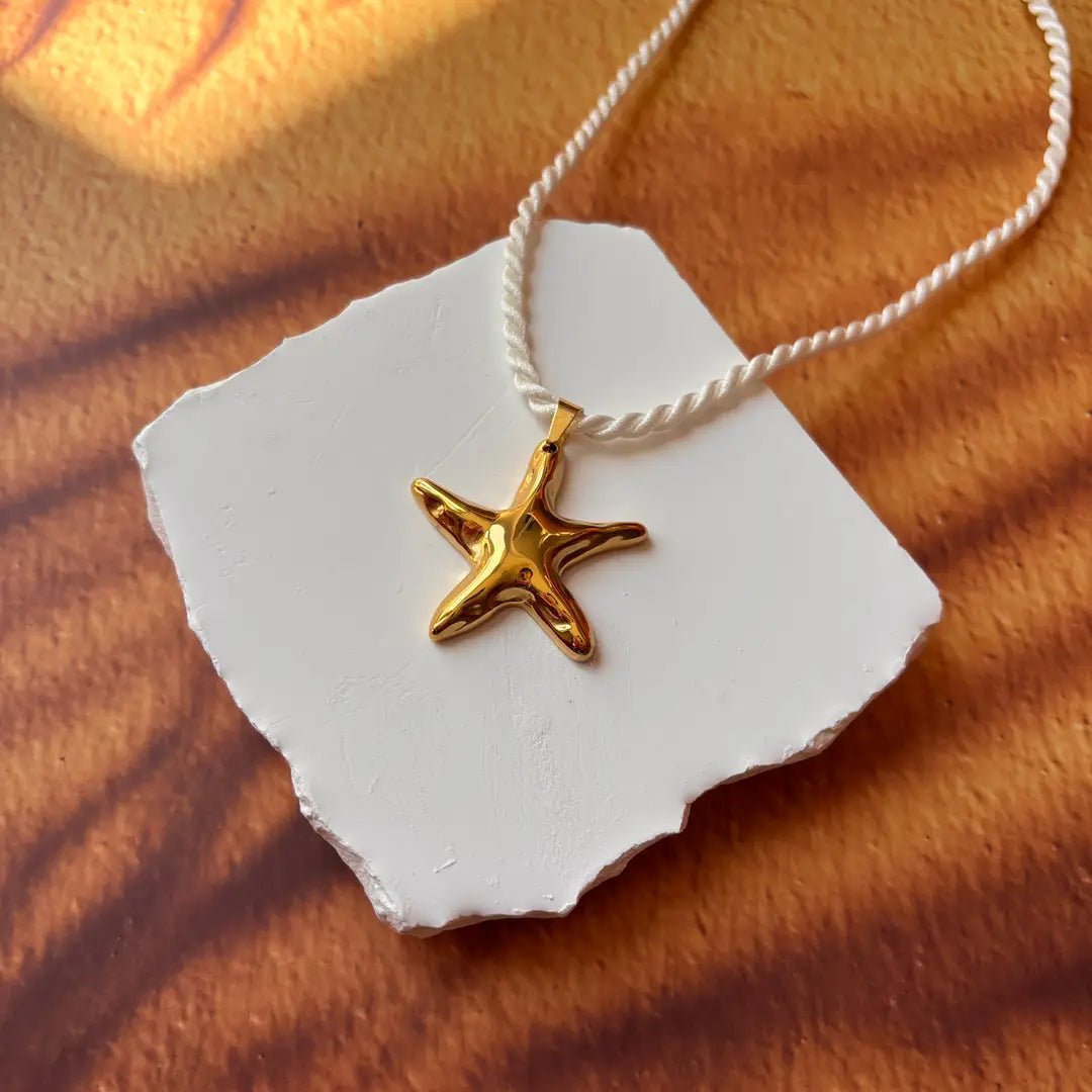 Coasté – Collana in corda con pendente a stella marina - OE!