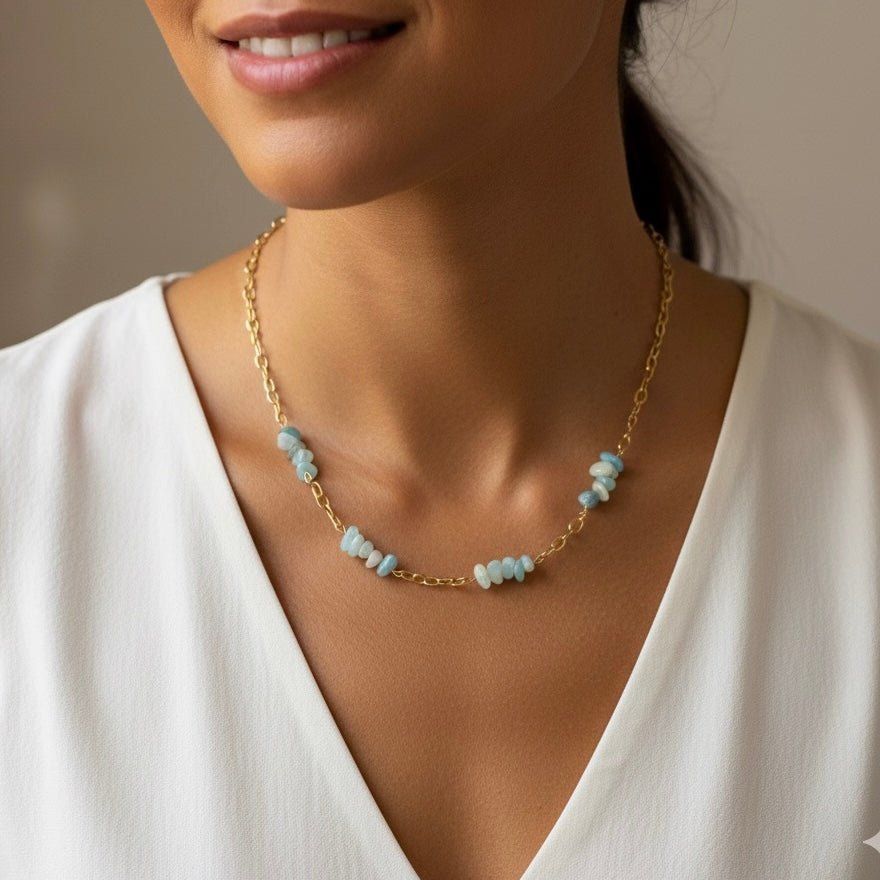 Collare/Choker con Amazzonite - OE!