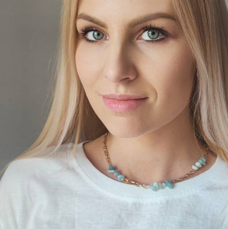 Collare/Choker con Amazzonite - OE!