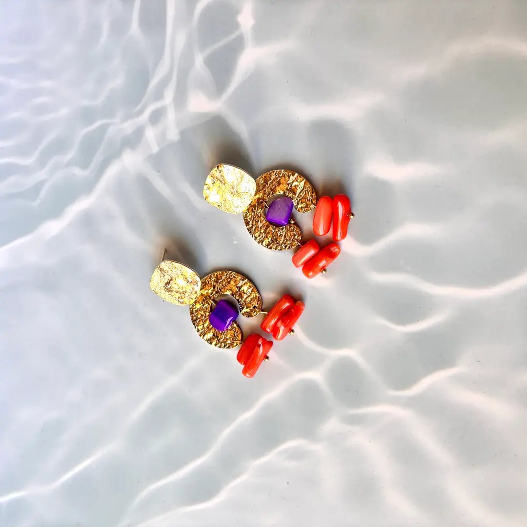 Coral Sunset Arches – Orecchini - OE!