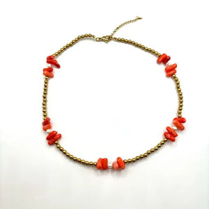 Corallo bambù - collana - OE!