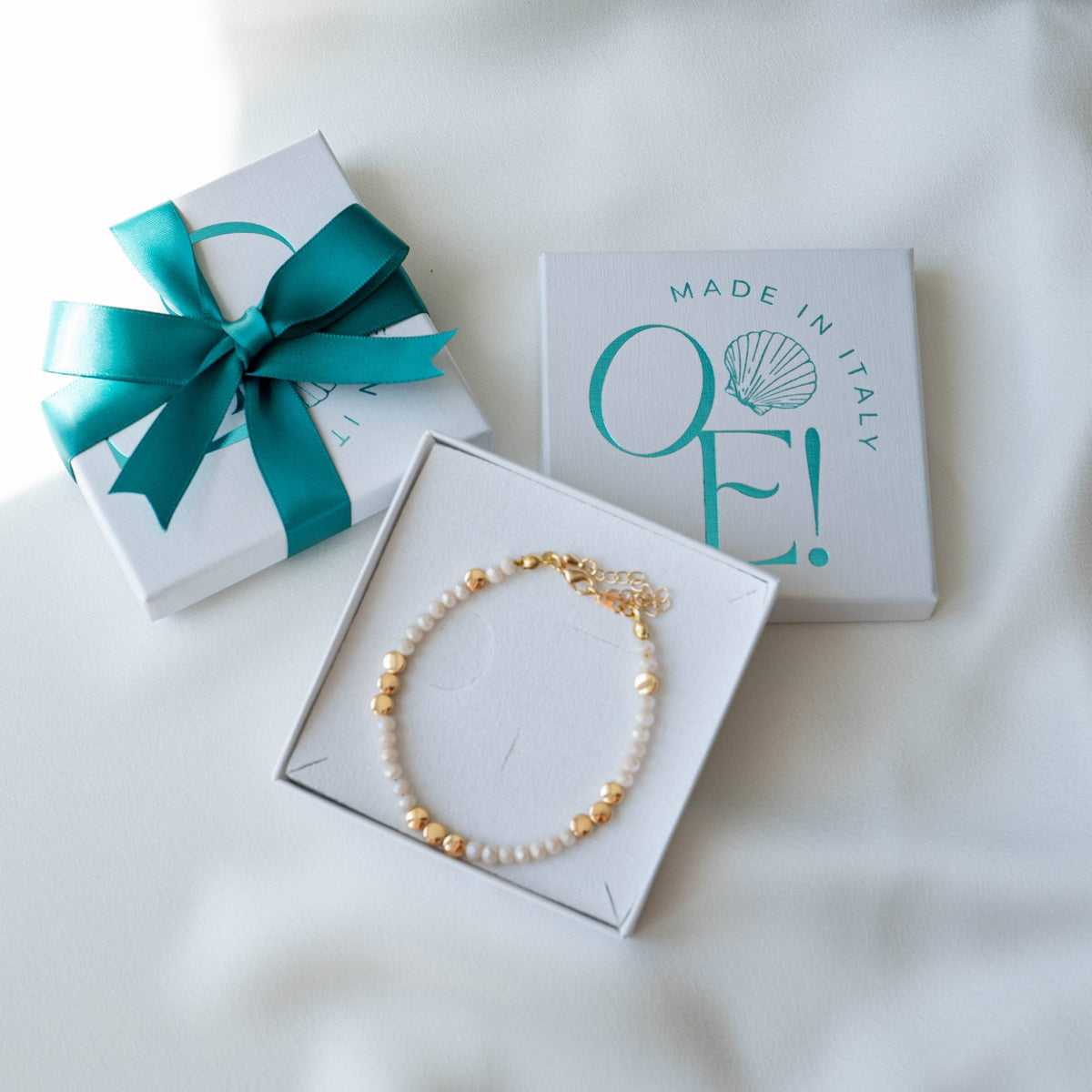 CRISTALLI - Bracciale con cristalli rosa oro - OE!