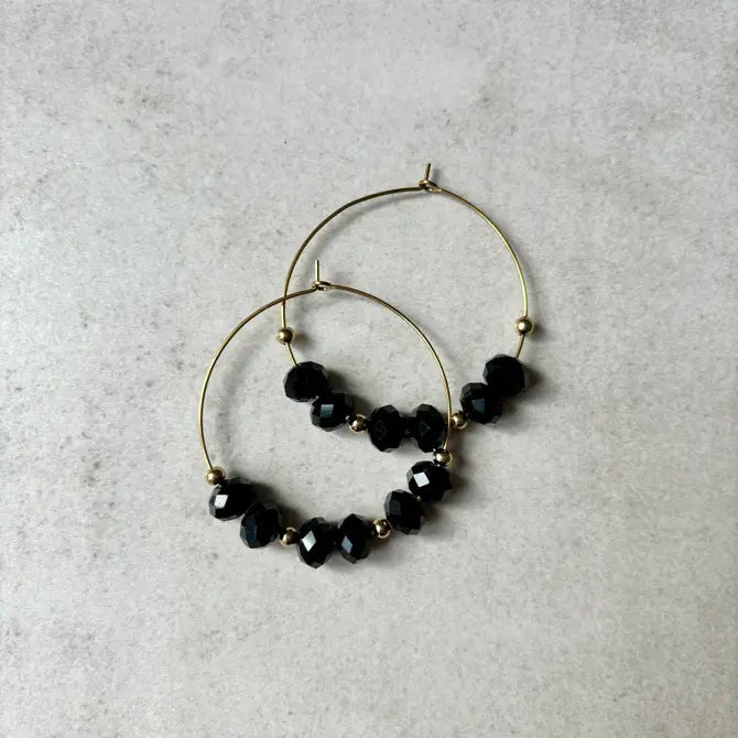 CUBA LIBRE - Cerchi in cristallo oro nero - OE!