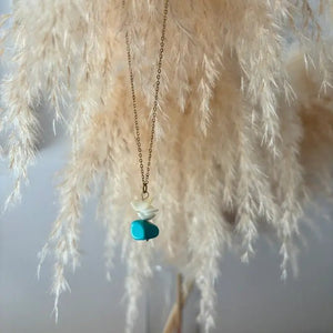 CURACAO - collana in madreperla e magnesite - OE!