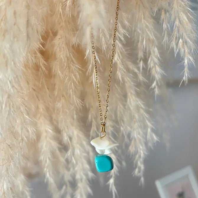 CURACAO - collana in madreperla e magnesite - OE!