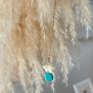 CURACAO - collana in madreperla e magnesite - OE!