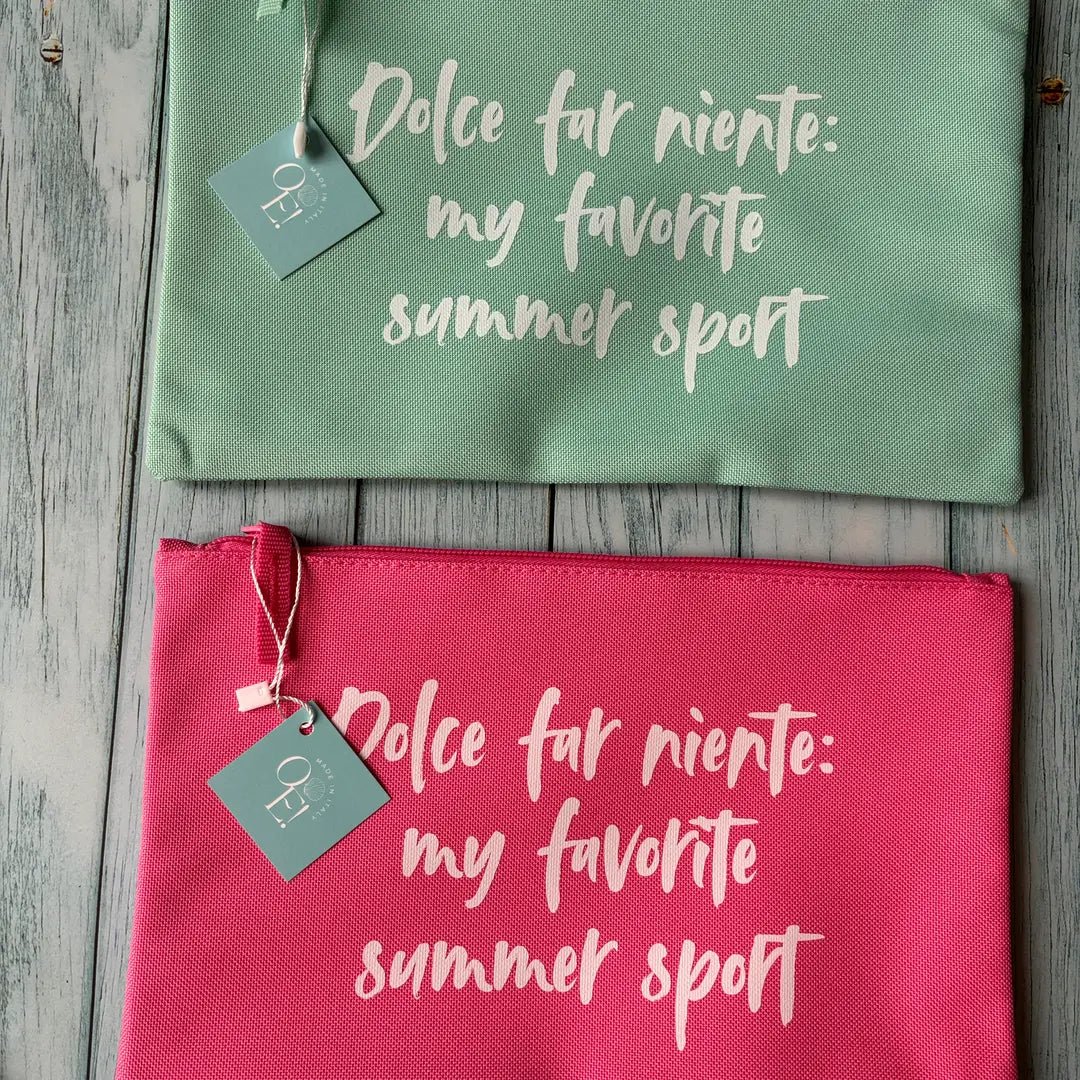 Dolce Far Niente: my favorite summer sport - Pochette - OE!