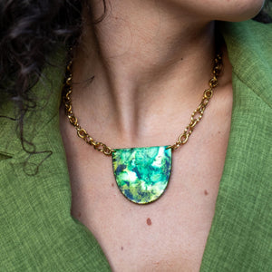 ESPLOSIONE - Collana corta con pendente - OE!