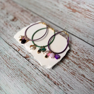 Estate Addosso Lilla – Bracciale in corda con charm - OE!