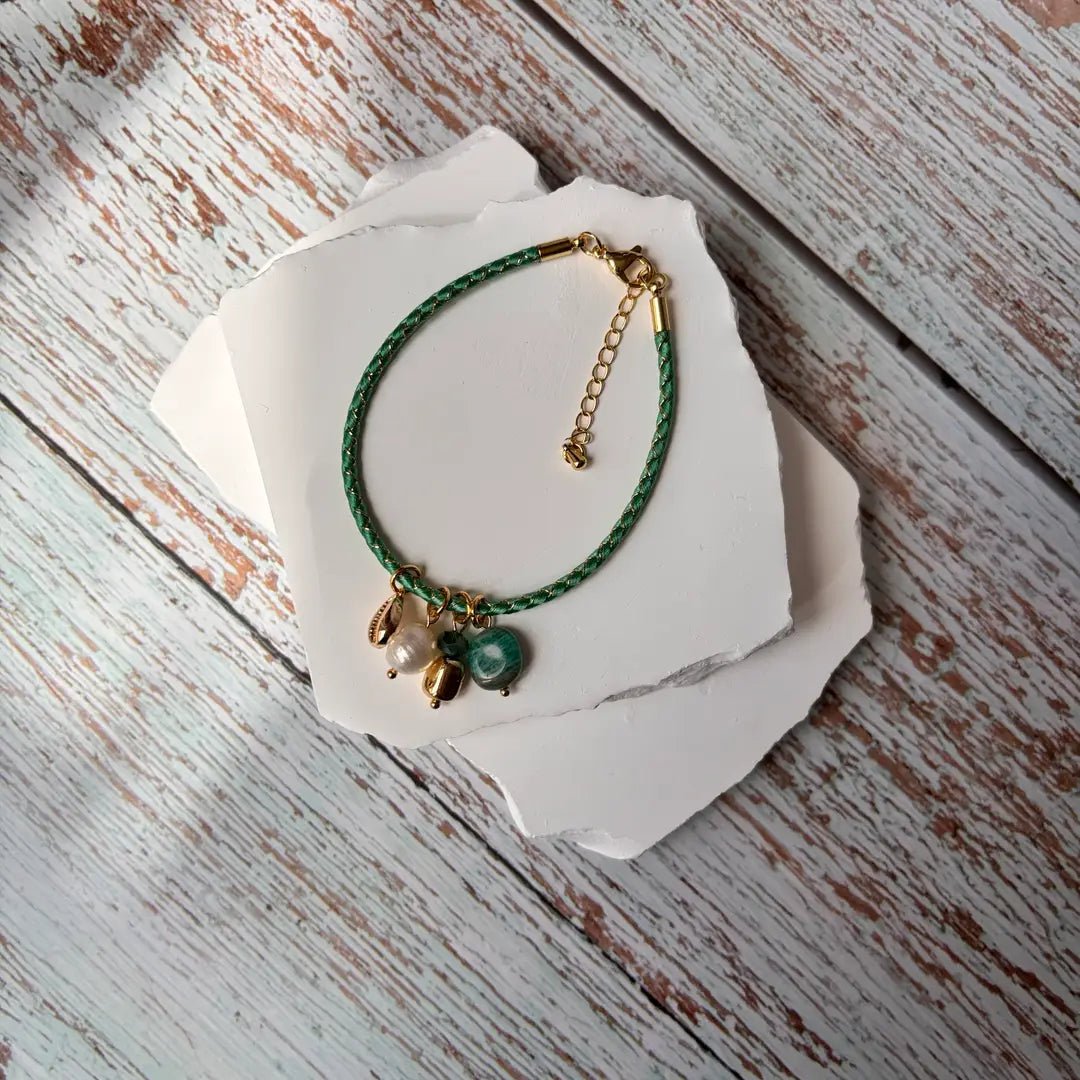 Estate Addosso Verde – Bracciale in corda con charm - OE!