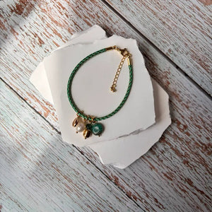 Estate Addosso Verde – Bracciale in corda con charm - OE!