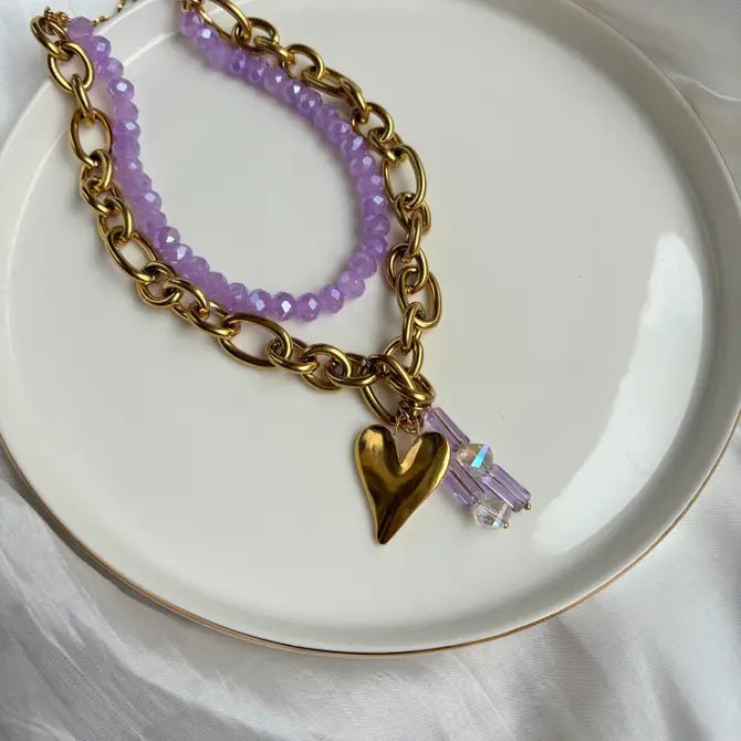 ETERNA GRATITUDINE - Collana a catena in oro - OE!