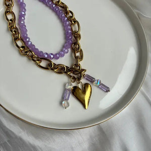 ETERNA GRATITUDINE - Collana a catena in oro - OE!