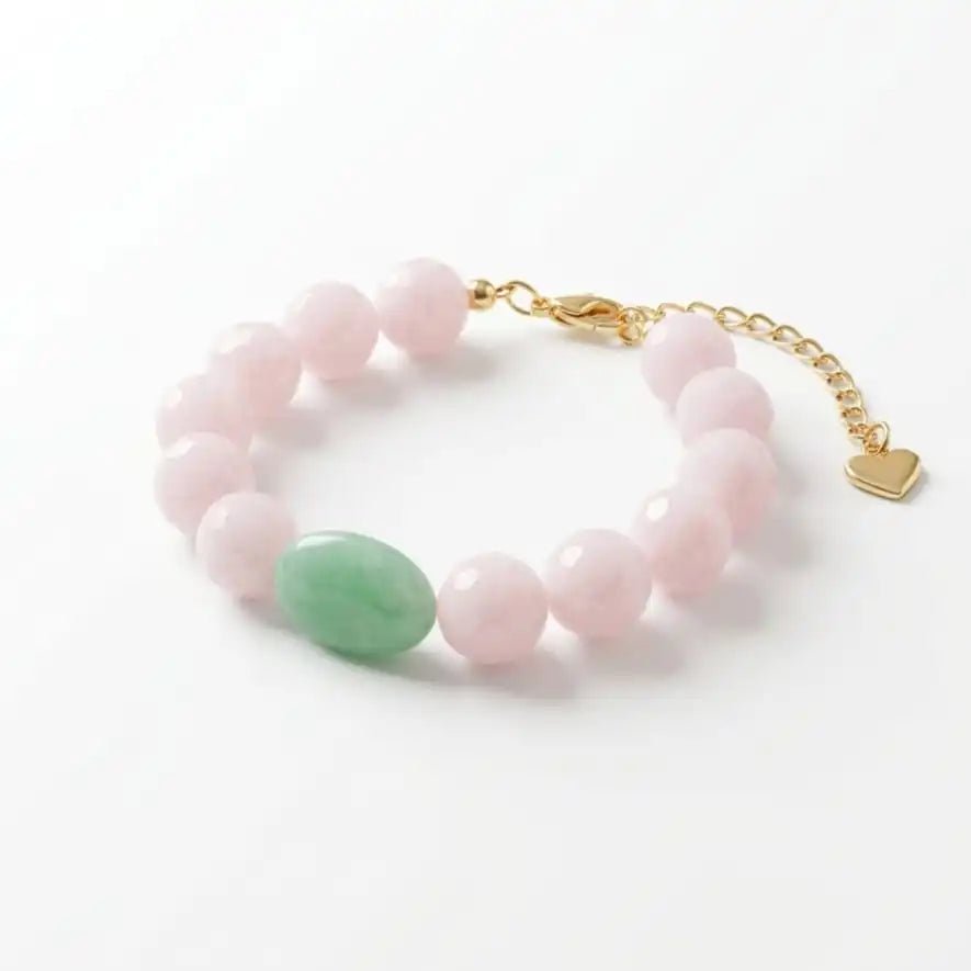 Eternal Spring bracciale con cristalli rosa e crisoprasio