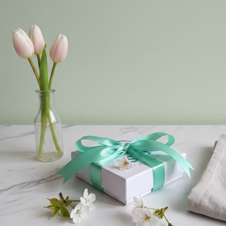 Fiocco di primavera orecchini perla naturale e zirconi