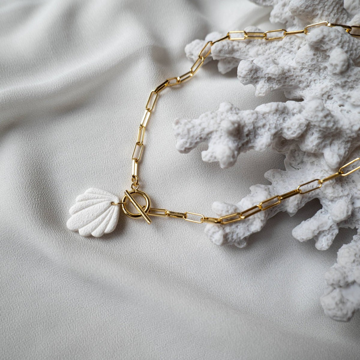 FLORA - Collana oro conchiglia - OE!