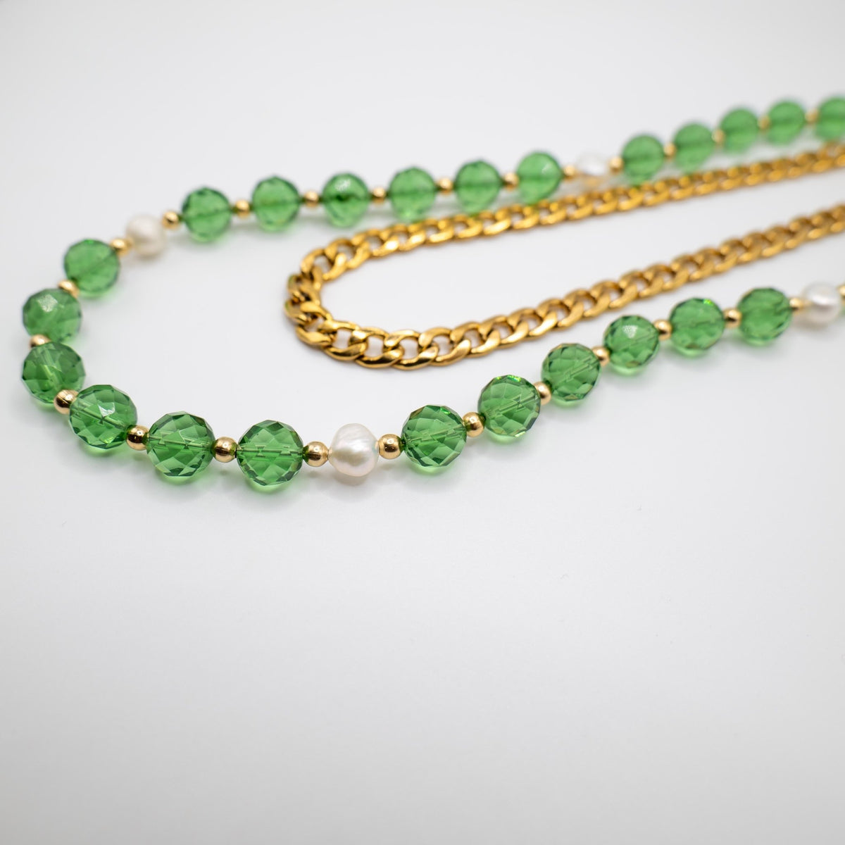 FUOCHI D&#39;ARTIFICIO - Collana catena e cristalli - OE!