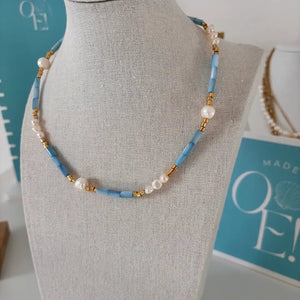 GIOIA – Collana colorata con perle d’acqua dolce - OE!