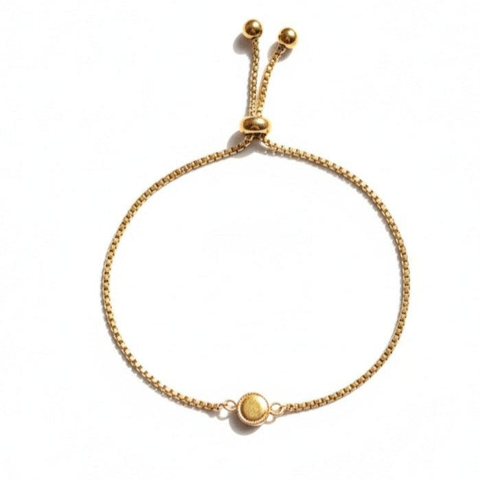 Glamline bracciale Oro 18k - Gioiello Artigianale Made in Italy in Acciaio Inossidabile - OE!