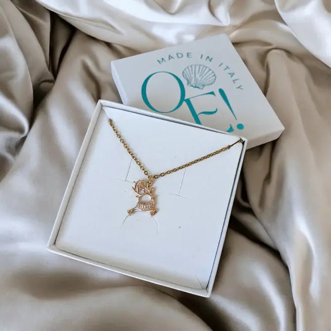 Glistening Reindeer - collana - OE!