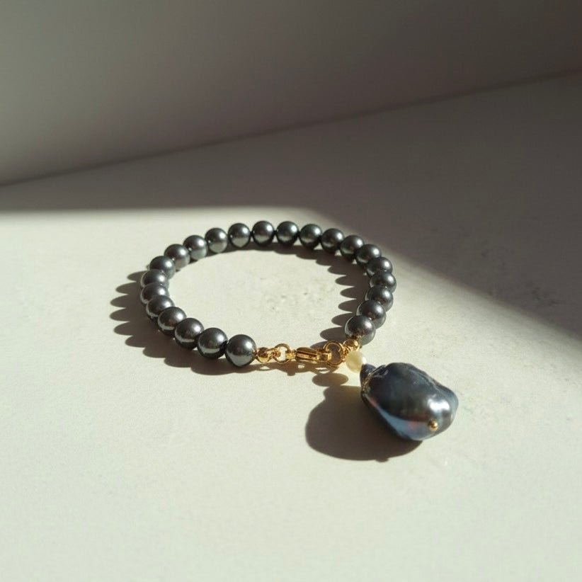 Goccie d’oceano – Bracciale con Perla Barocca - OE!