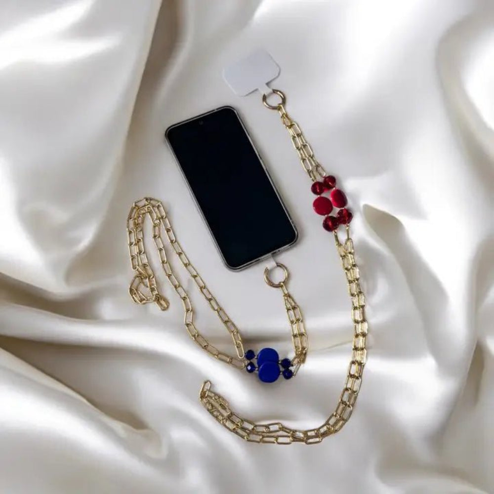 Gold Plated Chain Phone Strap catena placcata in oro