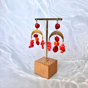 Golden Arch Coral – Orecchini - OE!