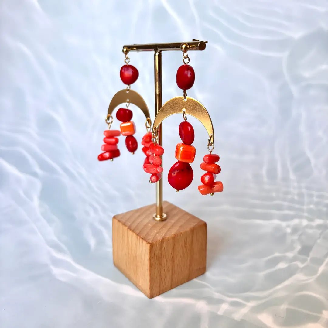 Golden Arch Coral – Orecchini - OE!