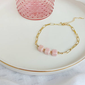 Granita - Bracciale con dadi in ceramica - OE!