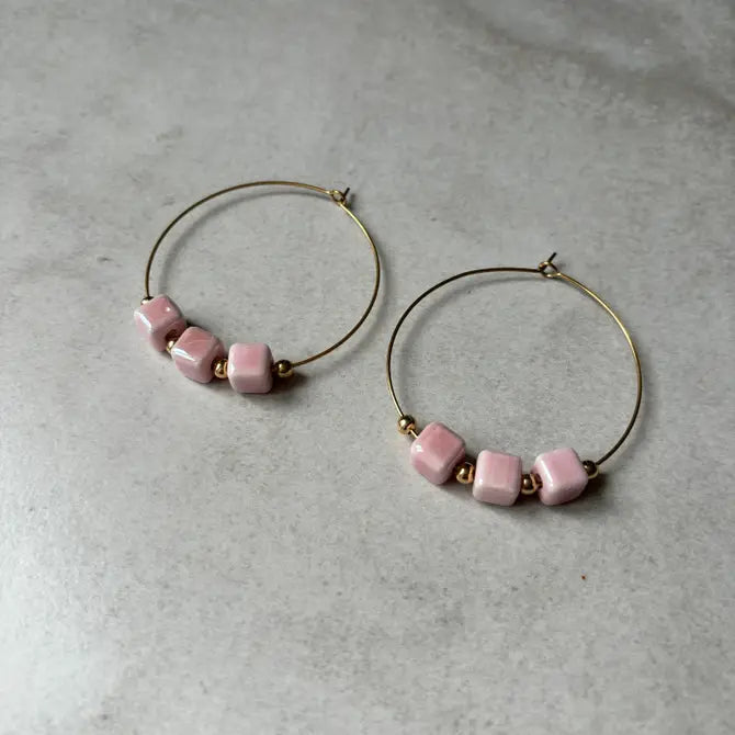 GRANITA - Cerchi con cubi in ceramica vietrese - OE!