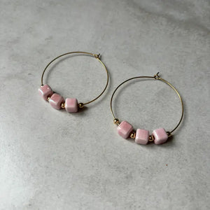 GRANITA - Cerchi con cubi in ceramica vietrese - OE!