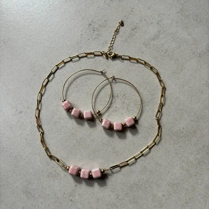 GRANITA - Cerchi con cubi in ceramica vietrese - OE!