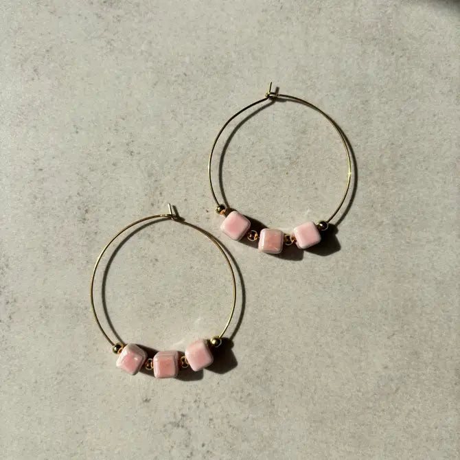 GRANITA - Cerchi con cubi in ceramica vietrese - OE!