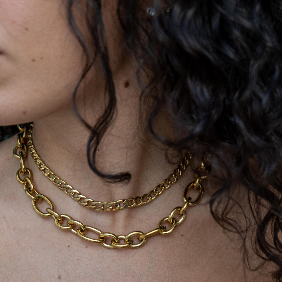 IMPONENTE - Collare/Choker snake oro - OE!