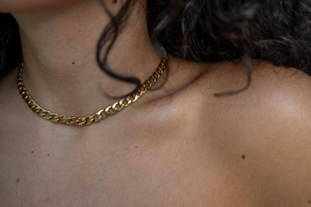 IMPONENTE - Collare/Choker snake oro - OE!