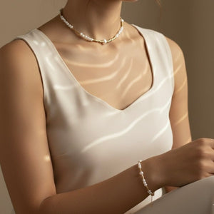 INCONTRO - Braccialetto con perle di fiume - OE!