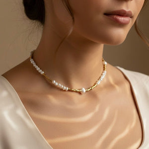 INCONTRO - Collana con perle di fiume - OE!