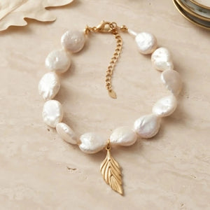leaf-keshi-bracciale