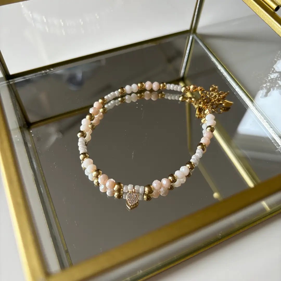 LIEBE – Bracciale con cuore in zircone - OE!