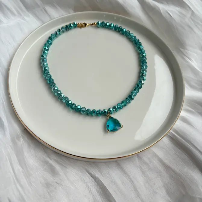 LUCE MATERNA - Collana in vetro cristallo - OE!