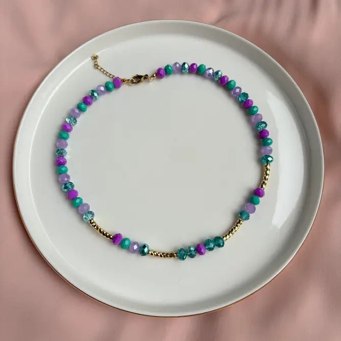 LUMINOSA - collana in cristalli colorati - OE!