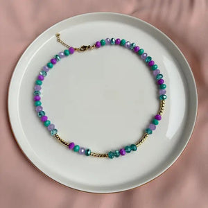 LUMINOSA - collana in cristalli colorati - OE!