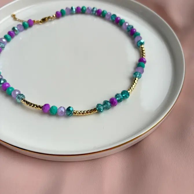 LUMINOSA - collana in cristalli colorati - OE!