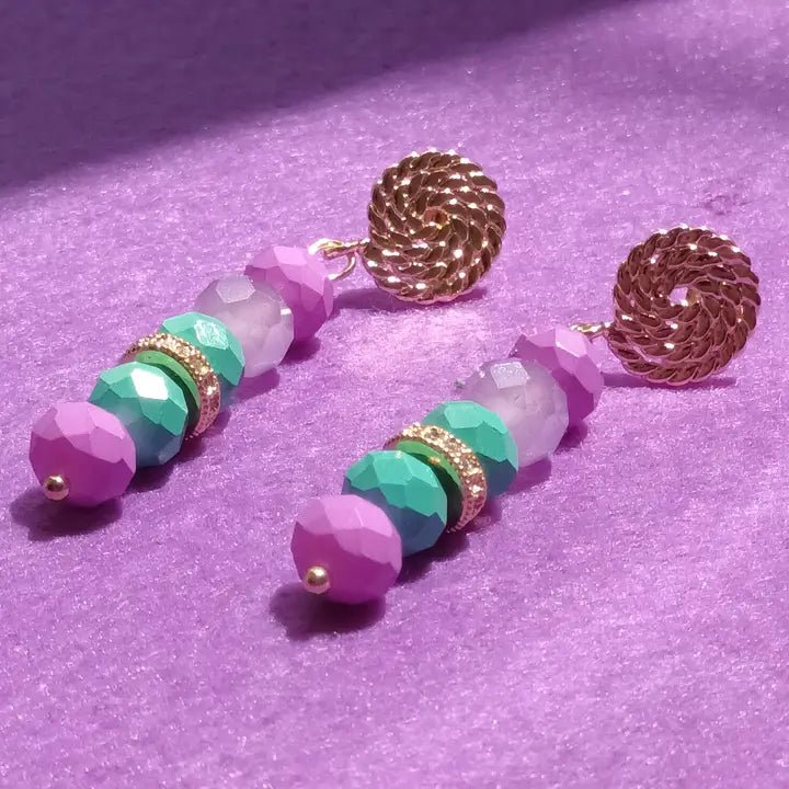 LUMINOSI – Orecchini pendenti in cristalli e zirconi - OE!