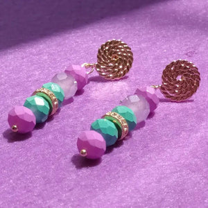 LUMINOSI – Orecchini pendenti in cristalli e zirconi - OE!