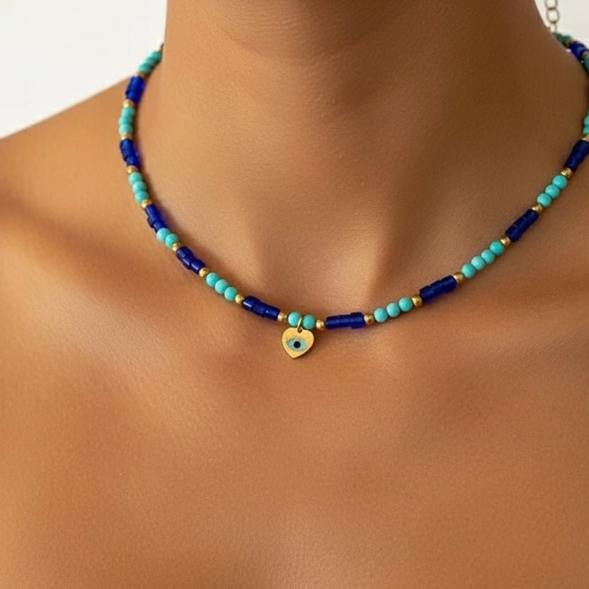 Malocchio - collana con magnesite naturale - OE!