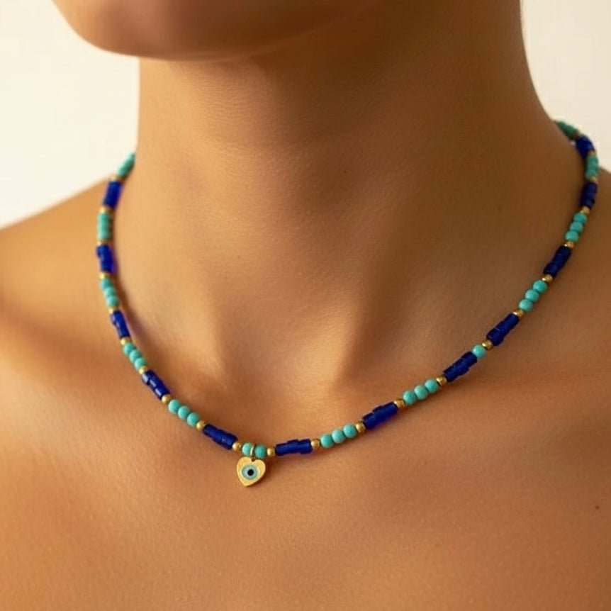 Malocchio - collana con magnesite naturale - OE!