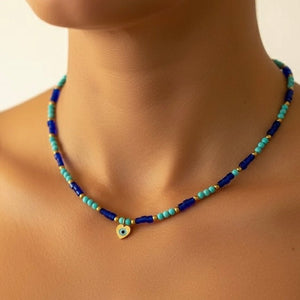 Malocchio - collana con magnesite naturale - OE!