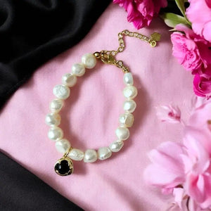 Midnight Pearl bracelet - bracciale - OE!