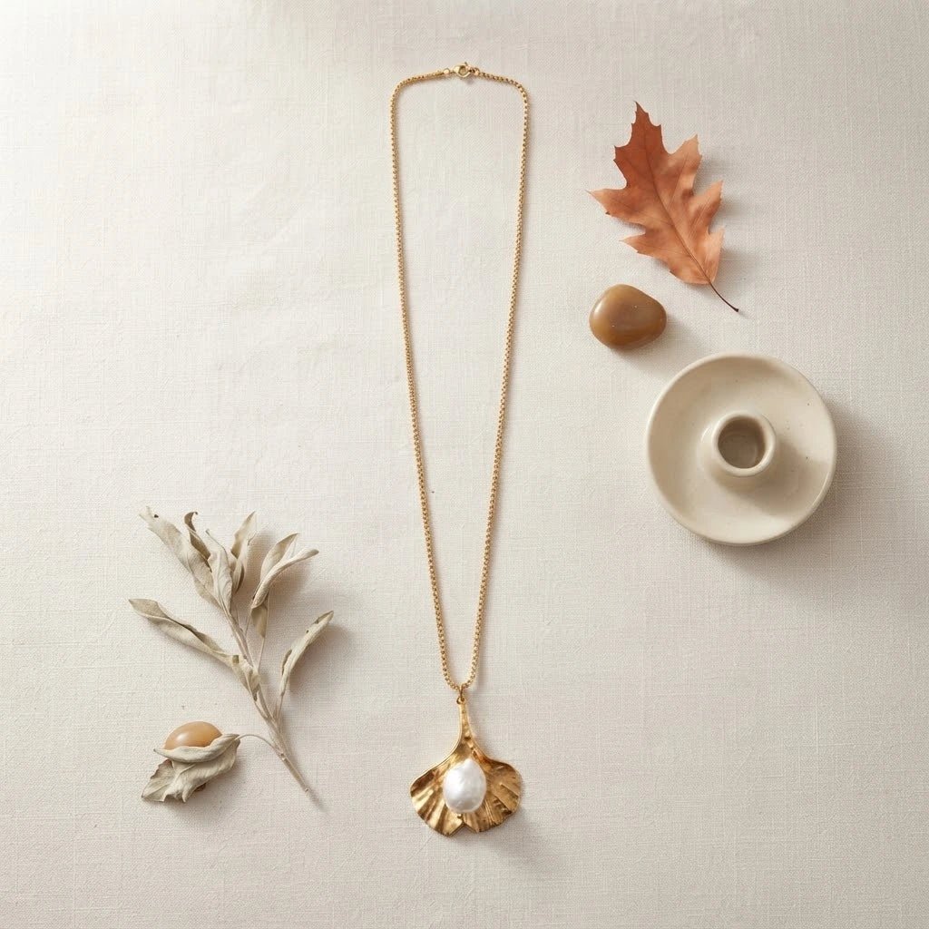 ninfea-d-oro-collana